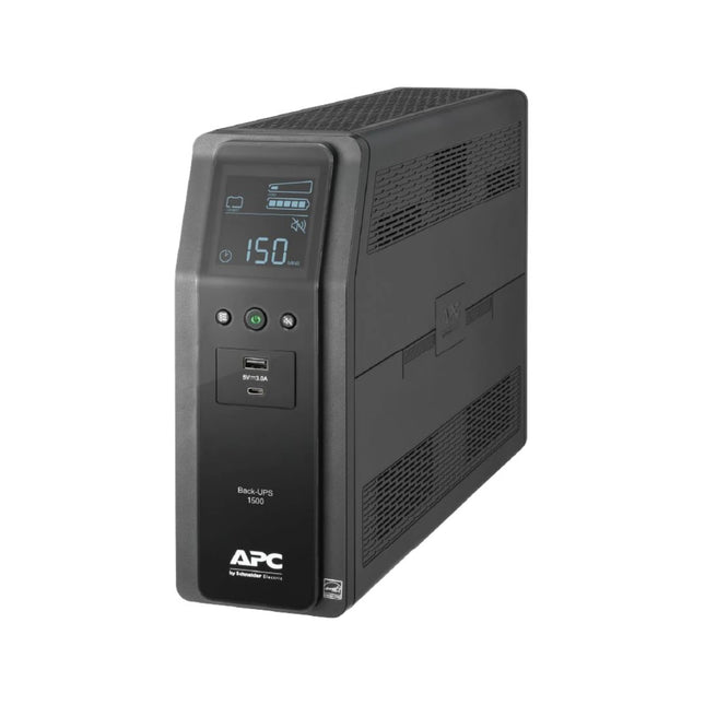 Batería de Respaldo UPS APC 1500VA con Pantalla LCD y Puertos USB (BR1500M2-LM)