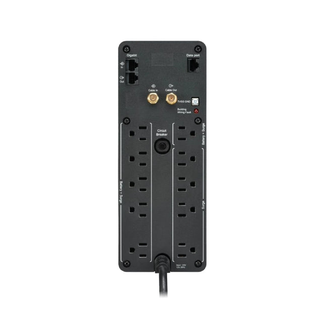Batería de Respaldo UPS APC 1500VA con Pantalla LCD y Puertos USB (BR1500M2-LM)