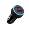 Cargador de Auto Ultra Rápido de 36W con Puertos Tipo-C y USB